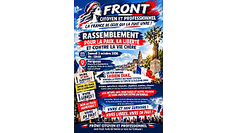 'Front Citoyen et Professionnel ' - MOBILISATION FCP 3 OCTOBRE PÉRIGUEUX