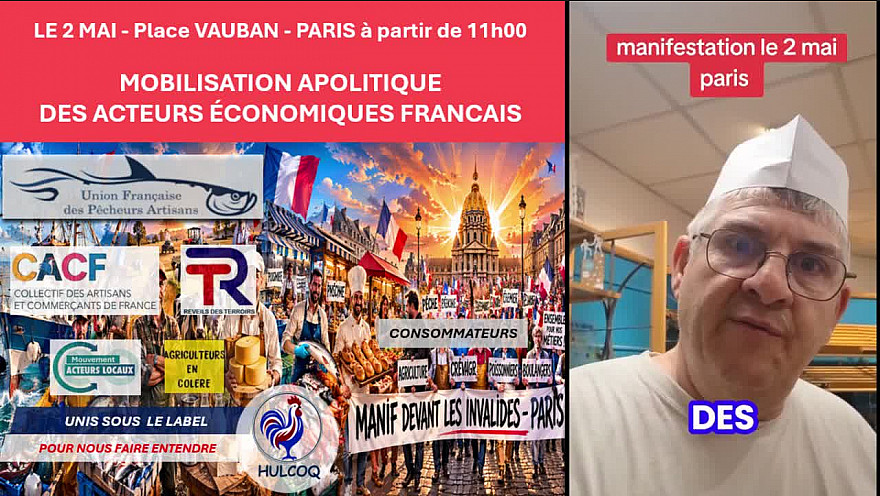 David FEVRE président de la CACF réagi au communiqué de presse de la Confédération des bouchers (CFBCT) au sujet du 1er mai