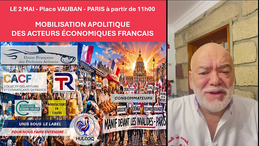 Appel des Acteurs Locaux de France -  MESSAGE DE AMANDIO PIMENTA CONCERNANT LA MOBILISATION du 2 mai 2026 à Paris.